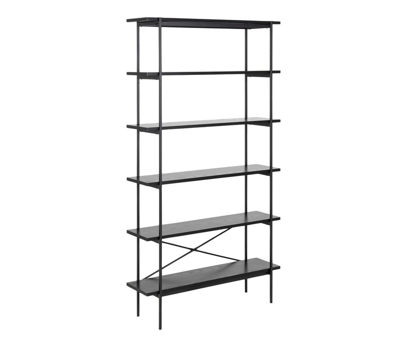 Tchibo - Offenes Regal - 94x27x172cm - schwarz -