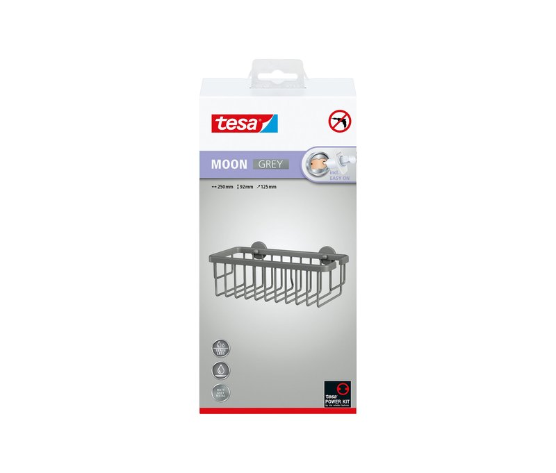Tchibo - tesa® Moon Duschkorb - grau