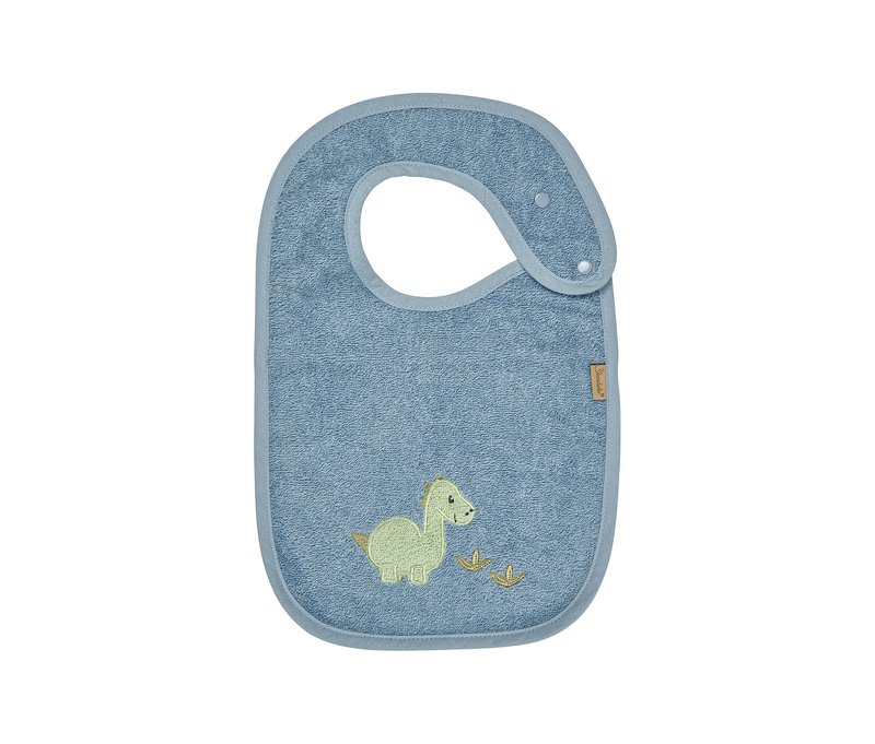 Tchibo - Sterntaler Druckknopf-Lätzchen Dino Rexi - blau