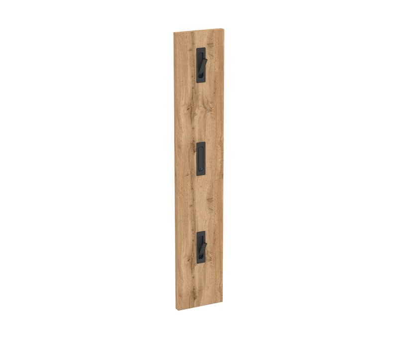 Tchibo - Hakenpaneel »Saga« - 19,5x2,5x109cm - schwarz -