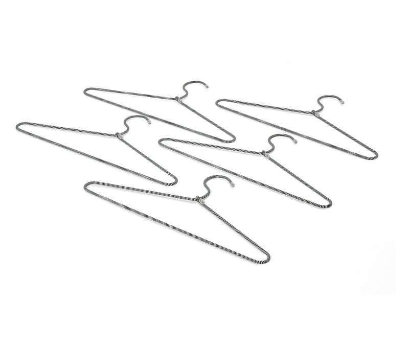 Tchibo - 5 extraschmale Kleiderbügel - schwarz
