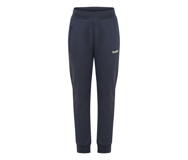 hummel® »Hmljr Logo Waist Pants« - Kinder - Gr. 110 - dunkelblau