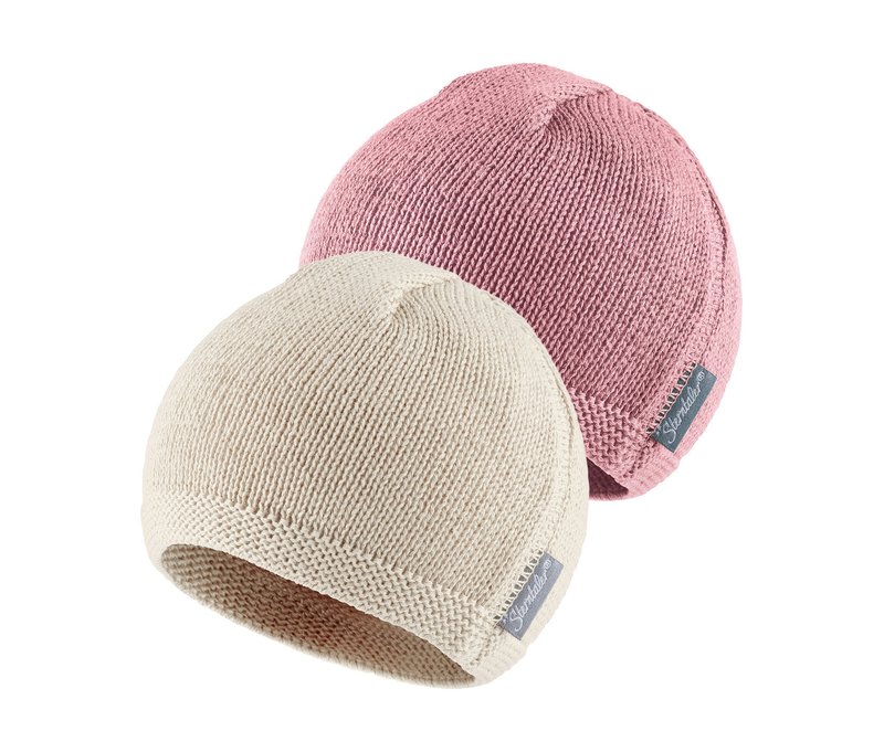 Tchibo - Sterntaler Strickmütze - Mädchen - Gr. 37 - beige