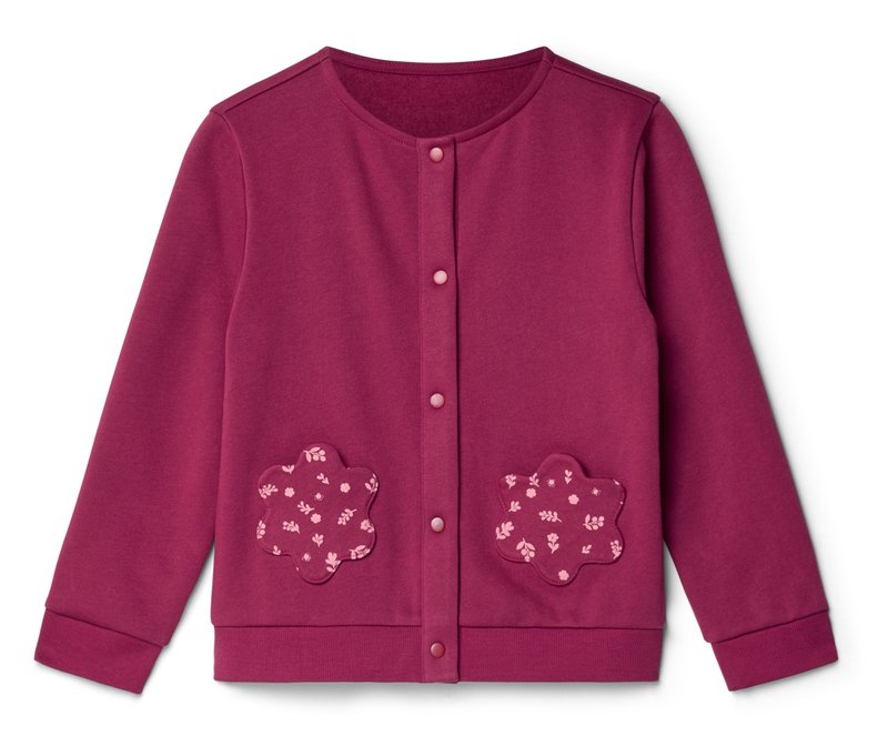 Tchibo - Kinder-Sweatjacke - Baby - Gr. 86/92 - dunkelrosa