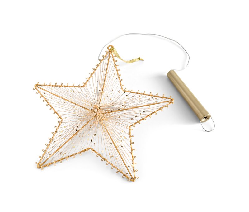 Tchibo - LED-Stern-Aufhänger - beige