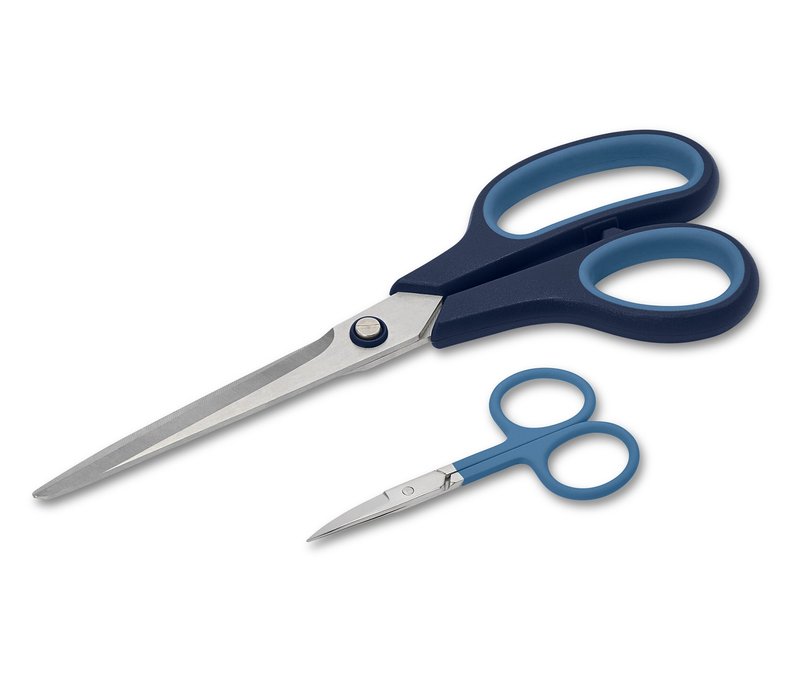Tchibo - Stoff-Scheren-Set - dunkelblau