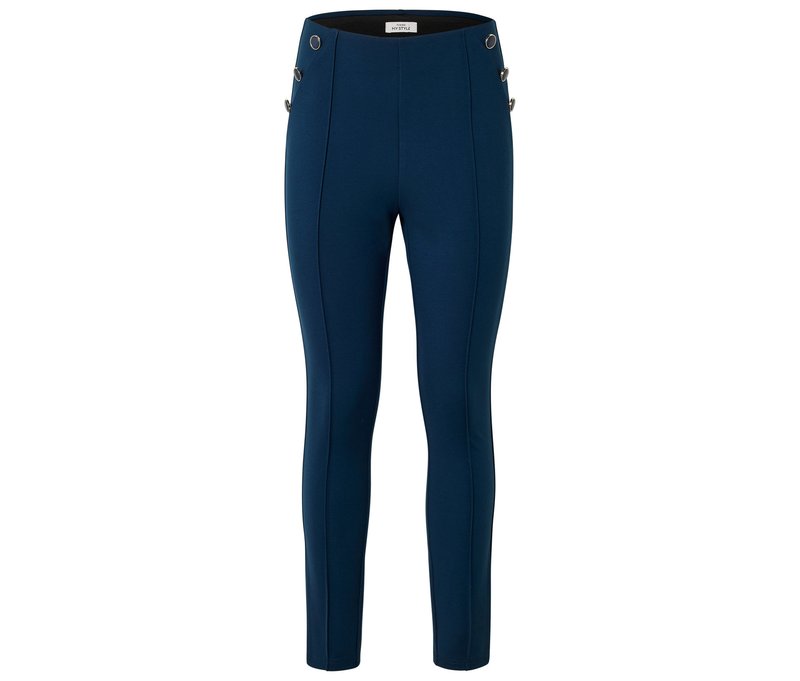 Tchibo - Leggings mit Knöpfen - Damen - Gr. XL - dunkelblau