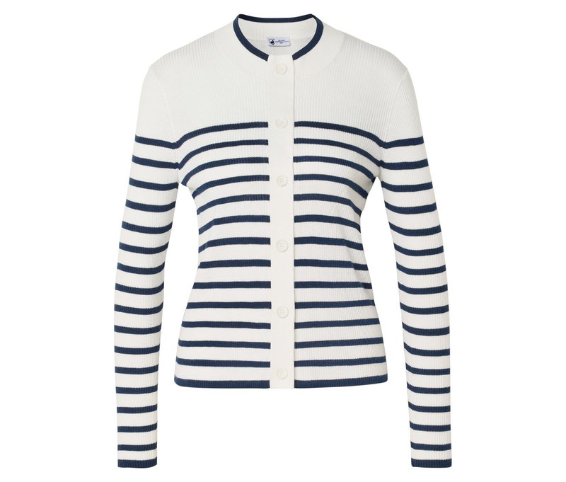 Tchibo - Feinstrick-Cardigan mit Cashmere - Damen - Gr. L - dunkelblau