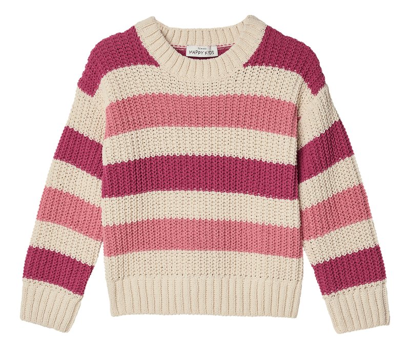 Tchibo - Kinder-Chenille-Pullover - Baby - Gr. 86/92 - dunkelrosa