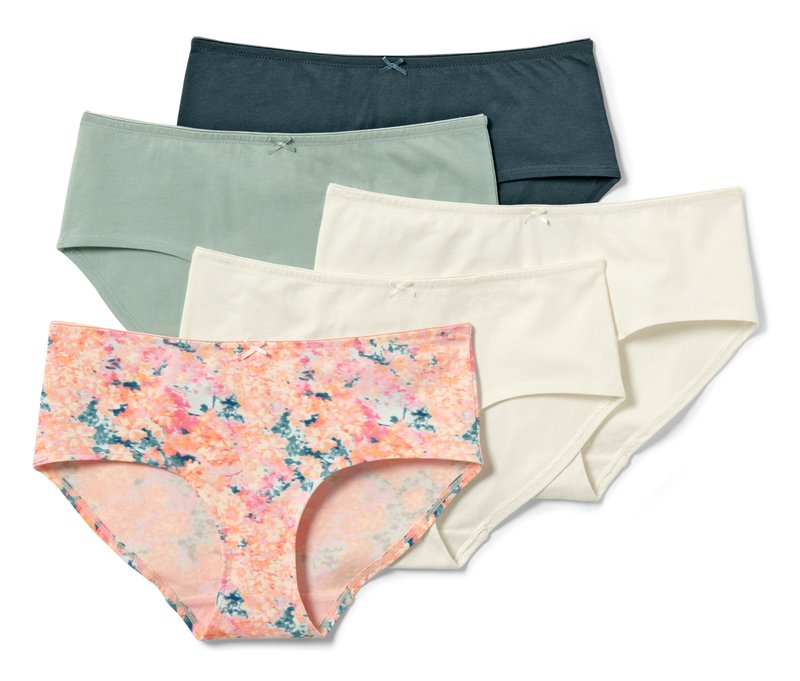 Tchibo - 5 Pantys - Damen - Gr. L - apricot