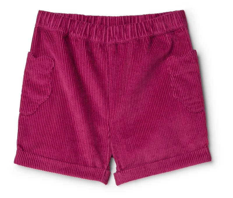 Tchibo - Kinder-Cord-Shorts - Mädchen - Gr. 110/116 - dunkelrosa