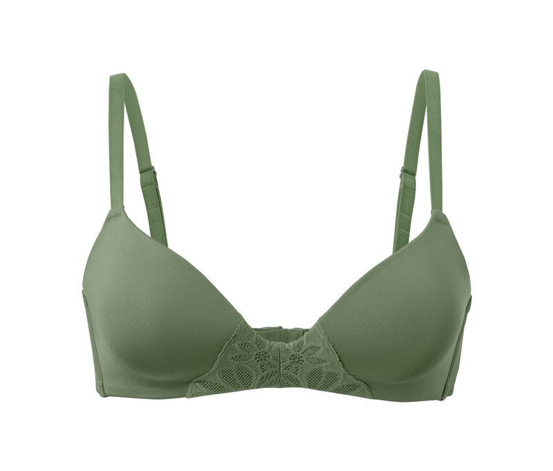 Tchibo - Softschalen-BH - Damen - Gr. 80A - olivgrün