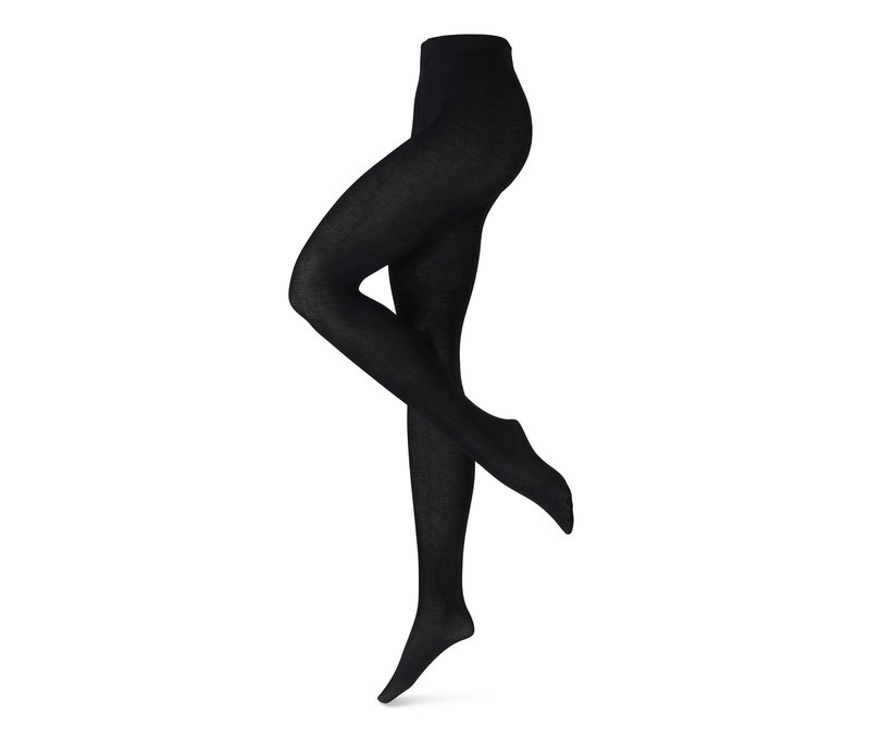 Tchibo - Strick-Strumpfhose mit Viskose - Damen - Gr. XL - schwarz