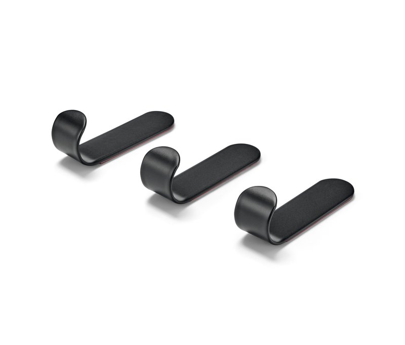 Tchibo - 3 Haken - schwarz