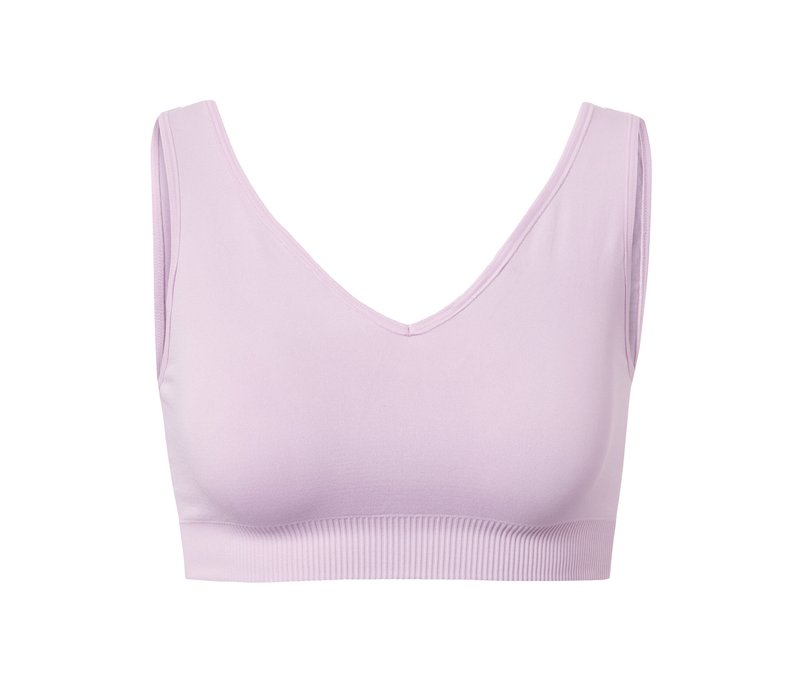Tchibo - Seamless-Sport-Bustier - Damen - Gr. L - hellrosa