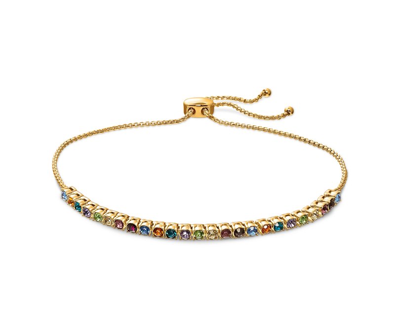 Tchibo - Armband Tennis Multicolor - gold